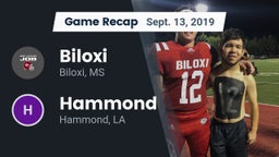 Recap: Biloxi  vs. Hammond  2019