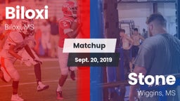 Matchup: Biloxi vs. Stone  2019