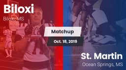 Matchup: Biloxi vs. St. Martin  2019