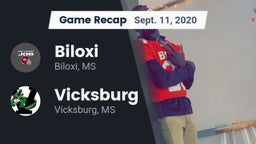 Recap: Biloxi  vs. Vicksburg  2020