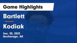 Bartlett  vs Kodiak Game Highlights - Jan. 20, 2023