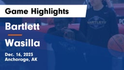 Bartlett  vs Wasilla  Game Highlights - Dec. 16, 2023