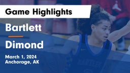 Bartlett  vs Dimond  Game Highlights - March 1, 2024