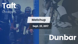 Matchup: Taft vs. Dunbar  2017