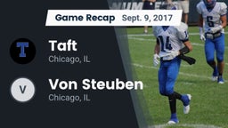 Recap: Taft  vs. Von Steuben  2017