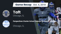 Recap: Taft  vs. Perspectives Charter School (Auburn Gresham) Campus 2018