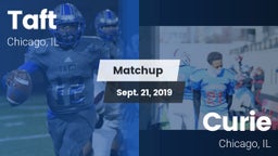 Matchup: Taft vs. Curie  2019