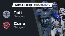 Recap: Taft  vs. Curie  2019