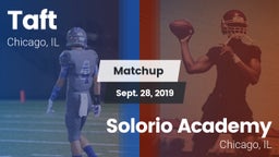 Matchup: Taft vs. Solorio Academy 2019