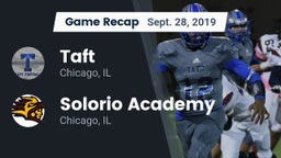 Recap: Taft  vs. Solorio Academy 2019
