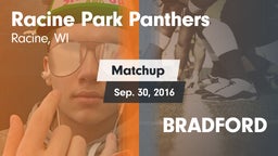 Matchup: Park vs. BRADFORD 2016