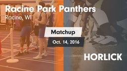 Matchup: Park vs. HORLICK 2016