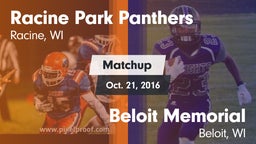 Matchup: Park vs. Beloit Memorial  2016