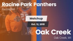 Matchup: Park vs. Oak Creek  2018