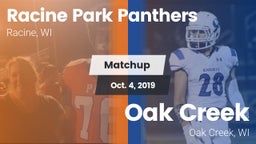 Matchup: Park vs. Oak Creek  2019