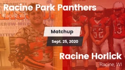 Matchup: Park vs. Racine Horlick 2020