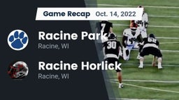 Recap: Racine Park  vs. Racine Horlick 2022
