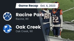 Recap: Racine Park  vs. Oak Creek  2023