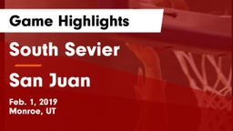 South Sevier  vs San Juan  Game Highlights - Feb. 1, 2019