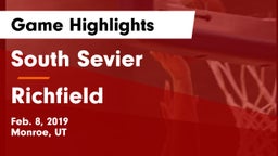 South Sevier  vs Richfield  Game Highlights - Feb. 8, 2019