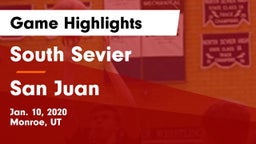 South Sevier  vs San Juan  Game Highlights - Jan. 10, 2020