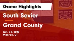 South Sevier  vs Grand County  Game Highlights - Jan. 31, 2020