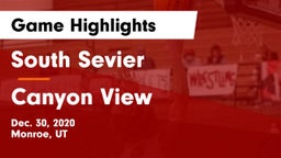 South Sevier  vs Canyon View  Game Highlights - Dec. 30, 2020