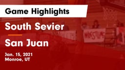South Sevier  vs San Juan  Game Highlights - Jan. 15, 2021