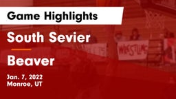 South Sevier  vs Beaver  Game Highlights - Jan. 7, 2022