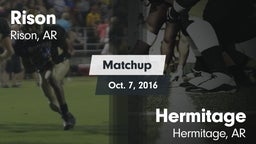 Matchup: Rison vs. Hermitage  2016