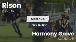 Matchup: Rison vs. Harmony Grove  2017