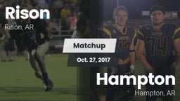 Matchup: Rison vs. Hampton  2017