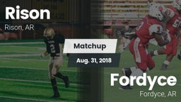 Matchup: Rison vs. Fordyce  2018