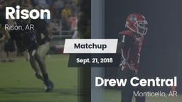 Matchup: Rison vs. Drew Central  2018