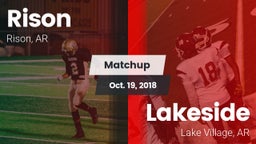 Matchup: Rison vs. Lakeside  2018