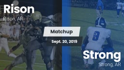 Matchup: Rison vs. Strong  2019