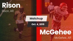 Matchup: Rison vs. McGehee  2019