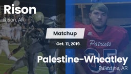 Matchup: Rison vs. Palestine-Wheatley  2019