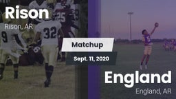 Matchup: Rison vs. England  2020