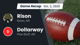 Recap: Rison  vs. Dollarway  2020