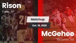 Matchup: Rison vs. McGehee  2020