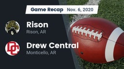 Recap: Rison  vs. Drew Central  2020