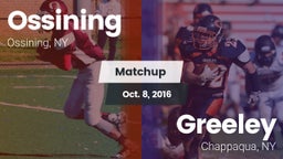 Matchup: Ossining vs. Greeley  2016
