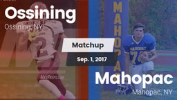Matchup: Ossining vs. Mahopac  2017