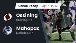 Recap: Ossining  vs. Mahopac  2017