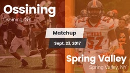 Matchup: Ossining vs. Spring Valley  2017