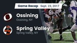 Recap: Ossining  vs. Spring Valley  2017
