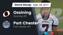 Recap: Ossining  vs. Port Chester  2017