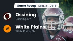 Recap: Ossining  vs. White Plains  2018