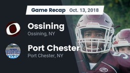 Recap: Ossining  vs. Port Chester  2018